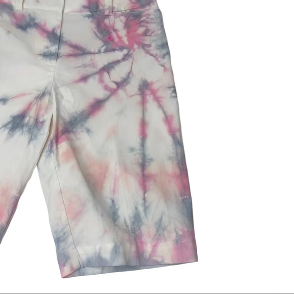🛍️3/$40 Talbots Shorts Upcycled Hand Dyed Shorts Size 10 - Picture 6 of 8
